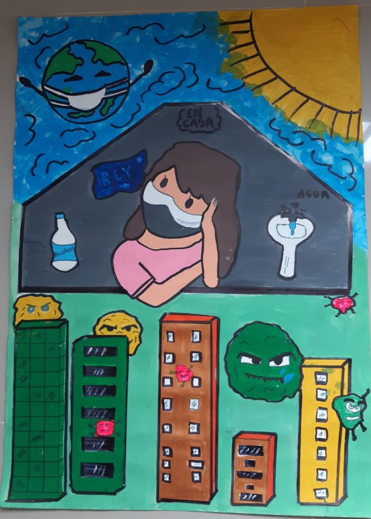 Policía de infancia y adolescencia realizó concurso de dibujo infantil  alusivo a la prevención del Covid-19 - Meridiano 70