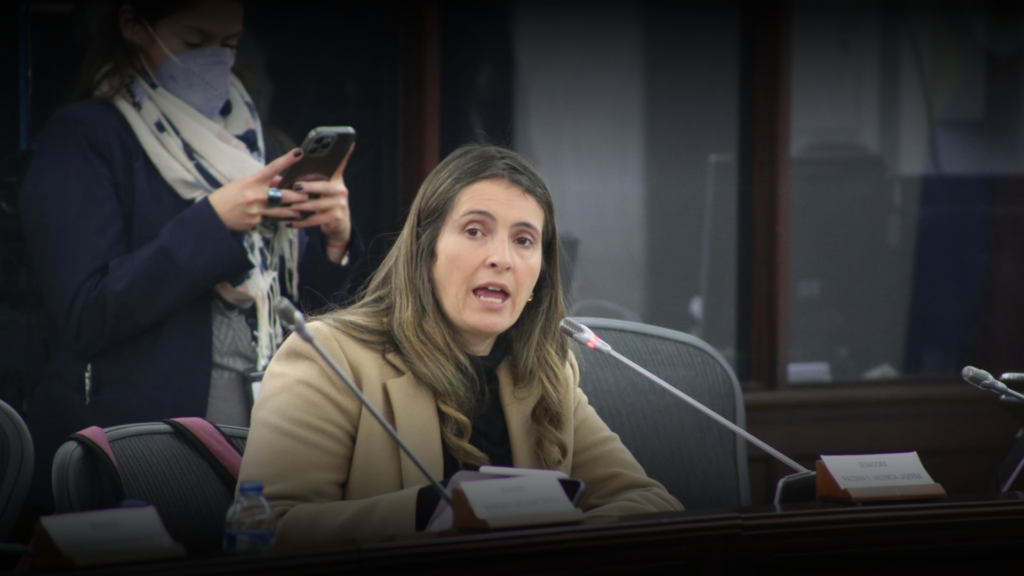 La senadora Paloma Valencia debatió la decisión de reducir el salario de los congresistas