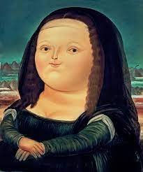Pintura de Fernando Botero - La Mona Lisa