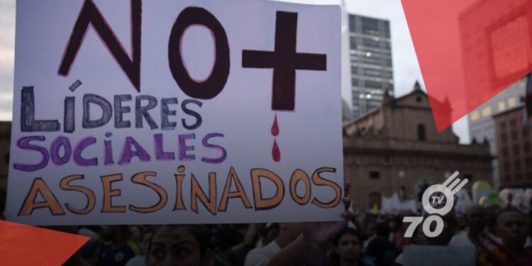 Informe de la Defensoría del Pueblo revela un preocupante aumento en los asesinatos de líderes sociales en Colombia en 2023.