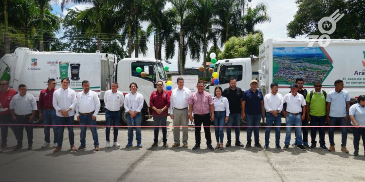 SierraCol Energy entregó dos camiones recolectores de residuos sólidos en Arauquita, beneficiando a más de 21.000 habitantes.