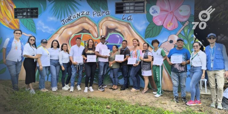 La comunidad de Juan Pontón 1 en Arauquita inauguró una Casa Comunal, impulsando el diálogo y la paz con apoyo de la ARN y autoridades locales.