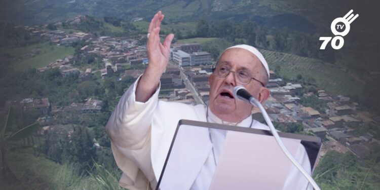 El papa Francisco expresó su preocupación por la crisis humanitaria en el Catatumbo, donde los enfrentamientos han dejado miles de desplazados.