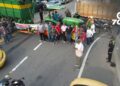Productores de arroz en Casanare bloquean la vía Yopal-Aguazul en protesta por la crisis del sector. Exigen medidas del Gobierno Nacional.