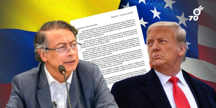 Petro envía carta a Trump para suavizar la crisis diplomática con EE. UU.