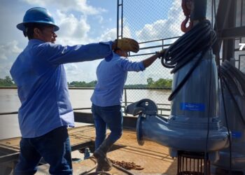 Emserpa confirmó la instalación de nuevas bombas Fly que aumentan la captación de agua en Arauca