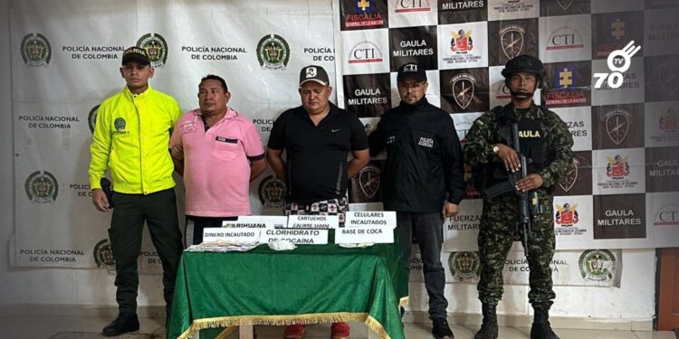 Tres capturados en operativo del Gaula Militar en Puerto Carreño, Vichada