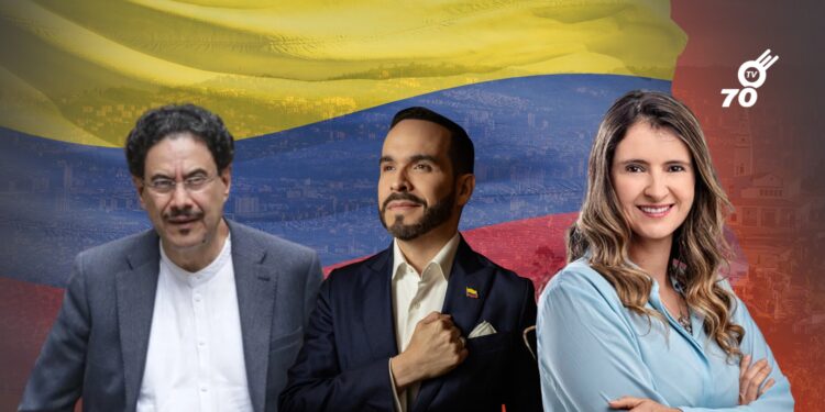Encuesta presidencial: Iván Cepeda, Abelardo de la Espriella y Paloma Valencia concentran la intención de voto
