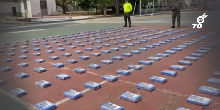 Incautan 500 kilos de cocaína en Saravena durante operativo en la vía Marginal de la Selva