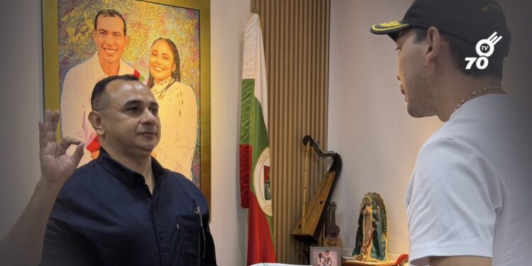 Pedro Nel Reina Tupanteve asume como secretario de Agricultura en Arauca