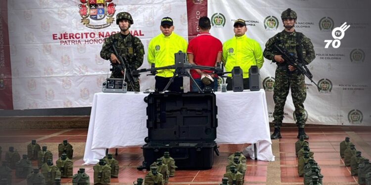 Ejército incauta dron que sería usado en acciones con explosivos en Vichada
