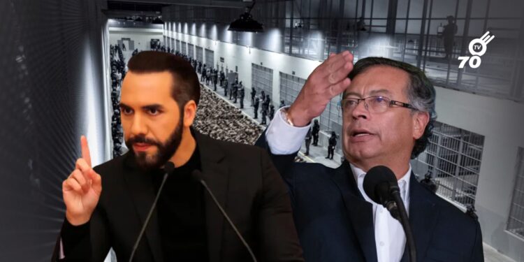 Cruce de declaraciones entre Petro y Bukele por sistema carcelario en El Salvador