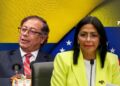 Petro se reúne con Delcy Rodríguez en Caracas para abordar seguridad en la frontera