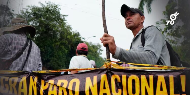 Se registran protestas y bloqueos en varias regiones del país por aumento en avalúos catastrales