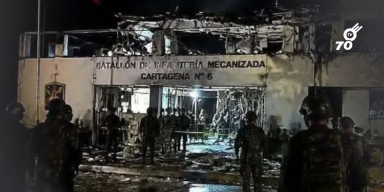 Atentado con explosivos contra batallón en Riohacha dejó 12 militares heridos