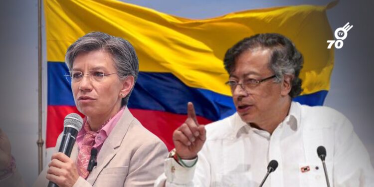 Claudia López denunció a Gustavo Petro por presunta participación en política