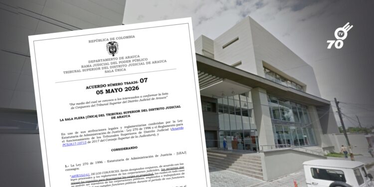 Tribunal Superior de Arauca abrió convocatoria para conformar lista de conjueces en 2026