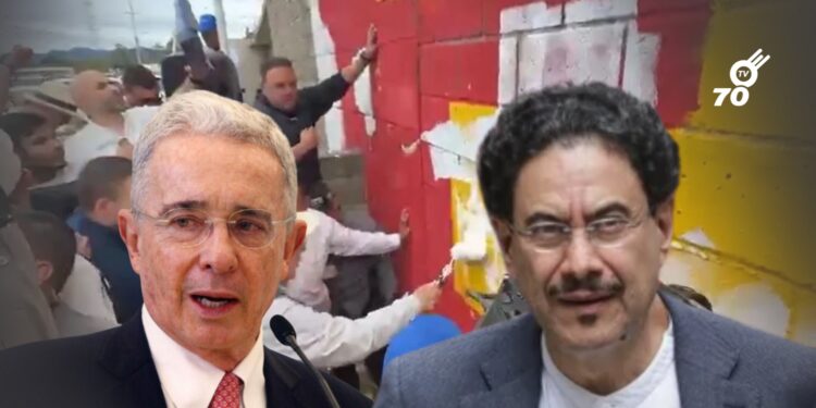 Iván Cepeda respondió a Álvaro Uribe por polémica de mural cerca de su vivienda en Rionegro