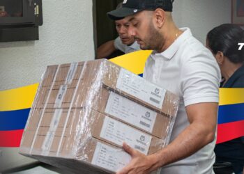 Comenzó la distribución de los kits electorales para la segunda vuelta presidencial