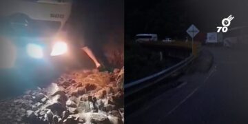 Paso restringido en la Vía de La Soberanía por afectación vial en Barranco Blanco