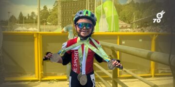 Patinadora araucana Abby Villarreal ganó cuatro medallas de oro en Panamericano de Escuelas y Novatos