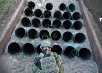 Ejército reportó destrucción de explosivos abandonados frente a colegio en Betoyes, Tame