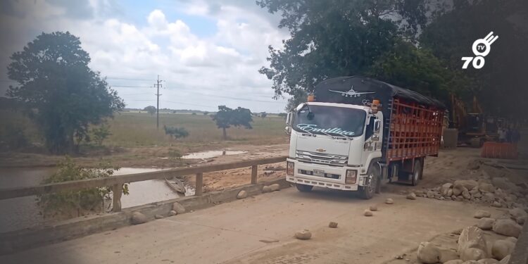 Habilitan el paso en la vía entre Tame y Puerto Rondón tras afectaciones por las lluvias
