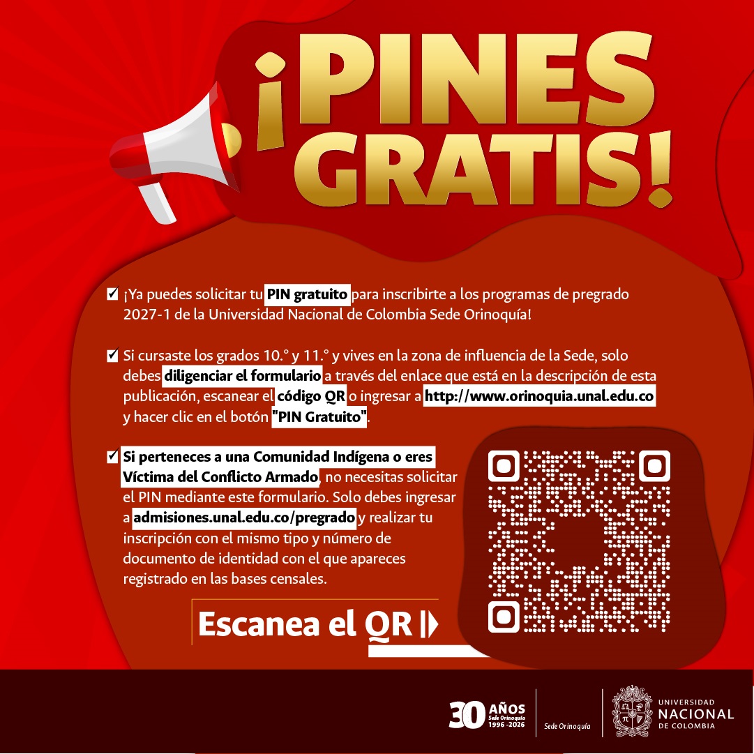 PINes gratuitos UNAL