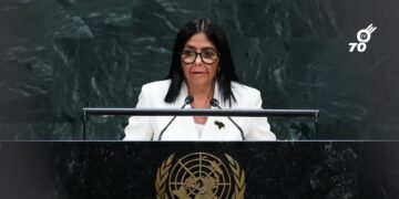 Delcy Rodríguez anunció ante la Asamblea General de la ONU que Venezuela tendrá elecciones