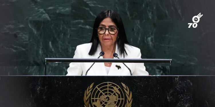 Delcy Rodríguez anunció ante la Asamblea General de la ONU que Venezuela tendrá elecciones